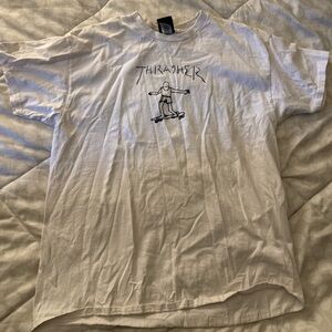 Thrasher White Graphic Tee